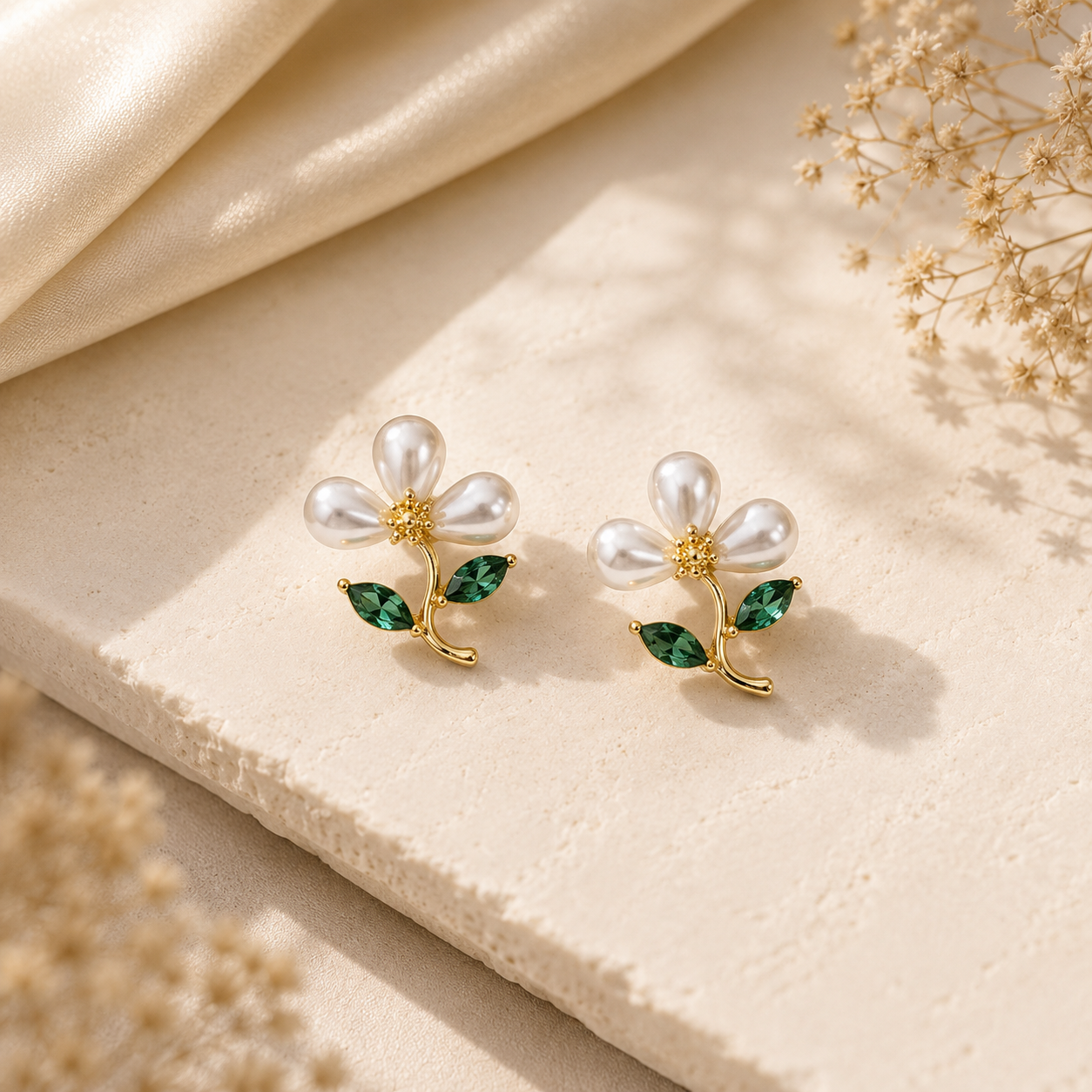 Bloom Leafy Earrings