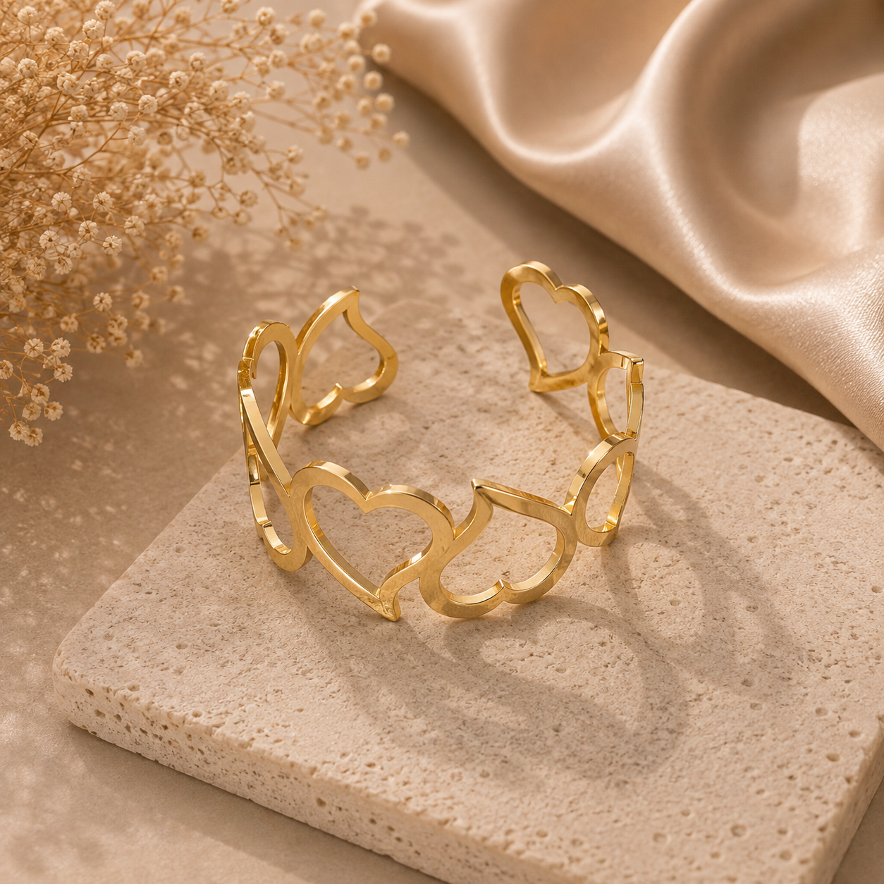 Hearts In Heart Cuff