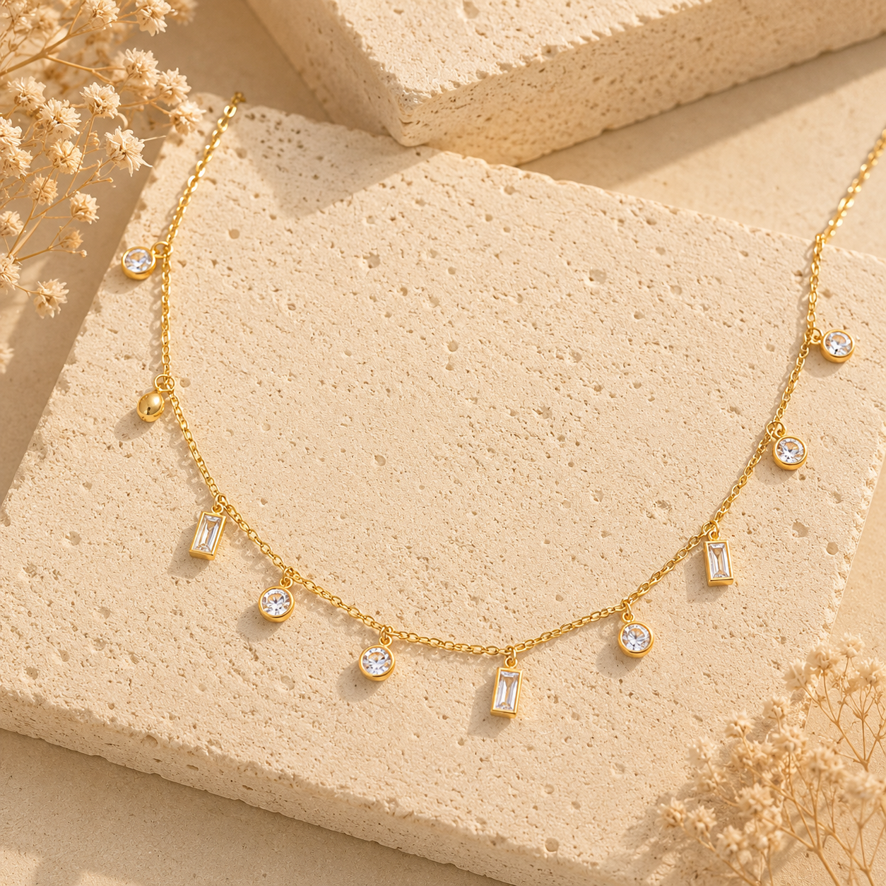 Aurora Flutter Necklace - Anti Tarnish