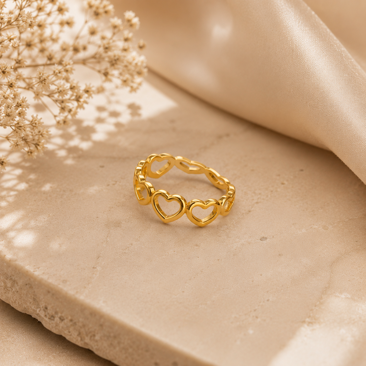 Heart In Heart Ring