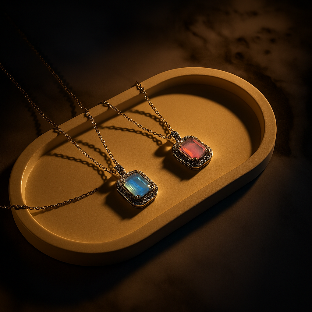 Cinderella and Aurora Necklace