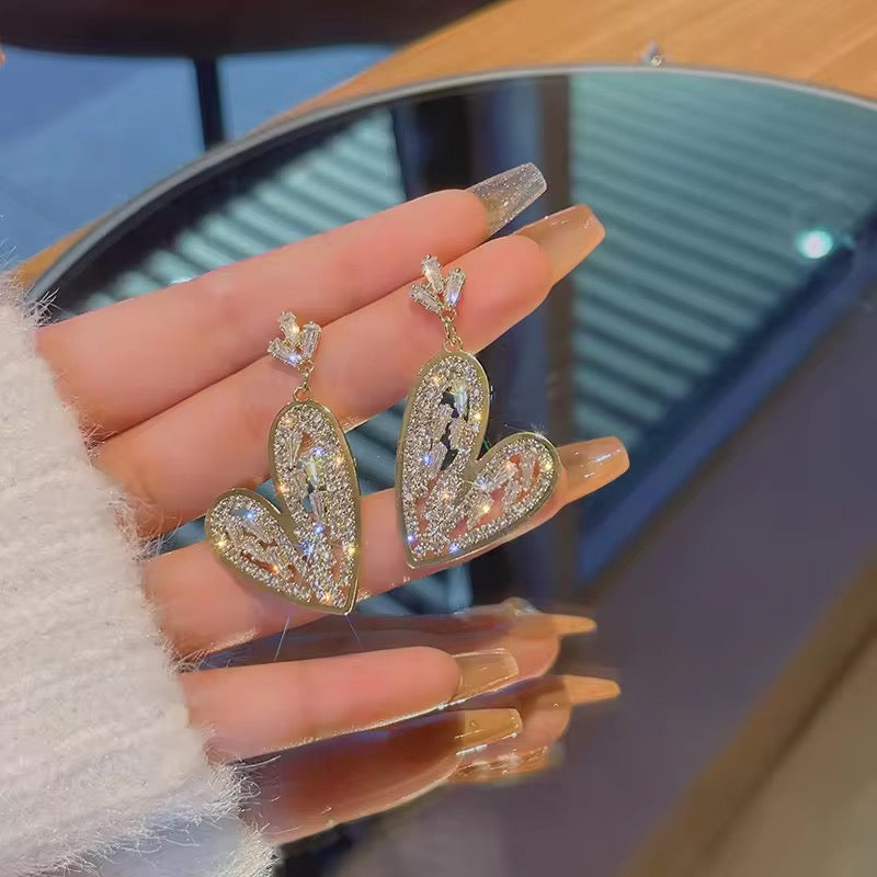 Korean Heart Earrings