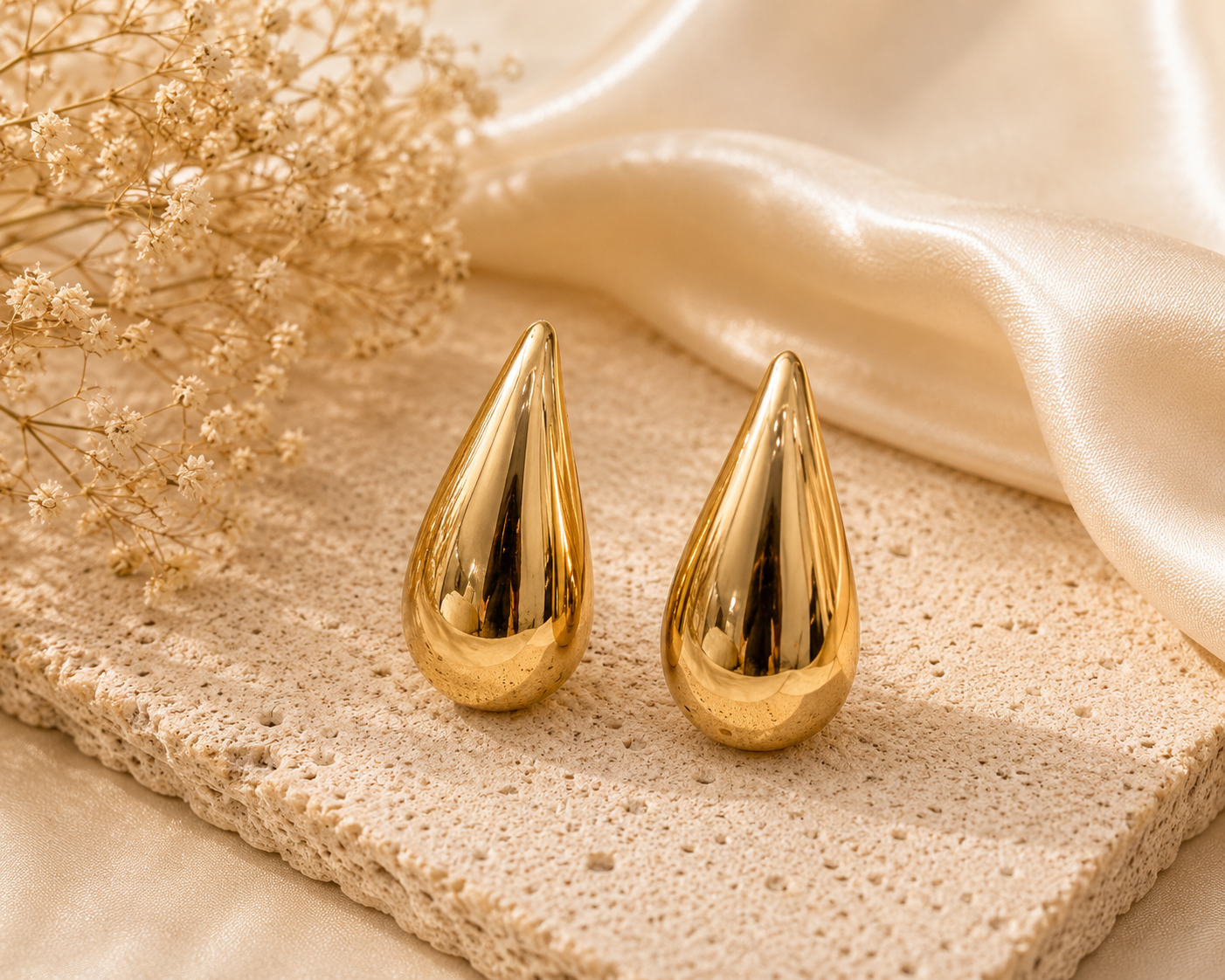 Tear Drop Statement Earrings