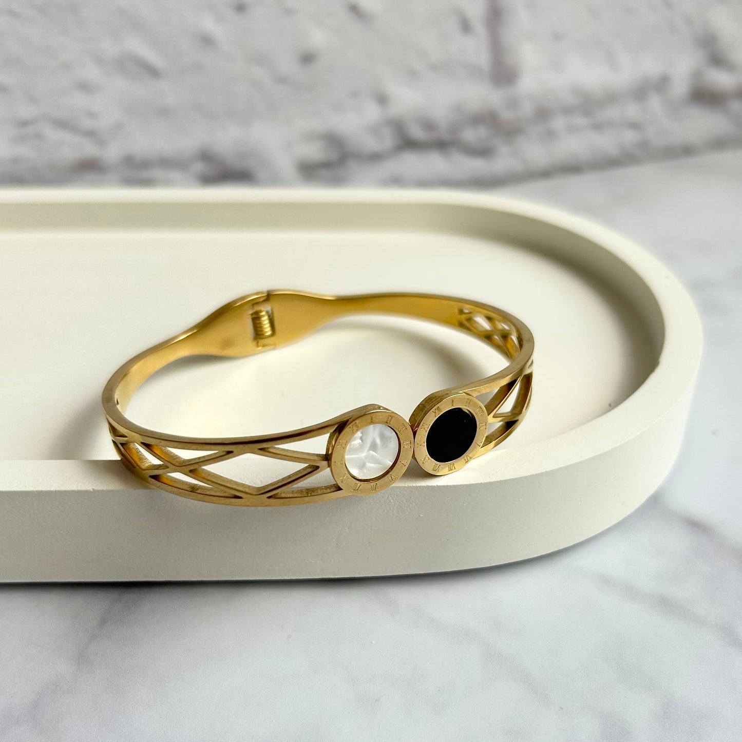 Roman Statement Bracelet