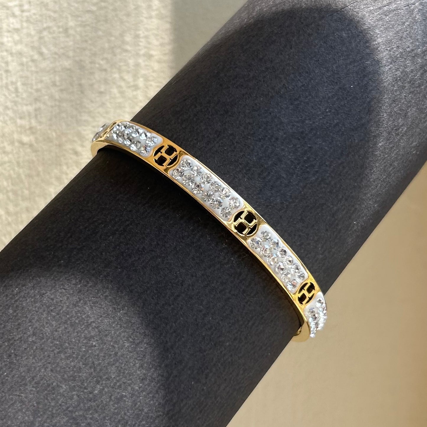 Stone Studded Statement Bracelet