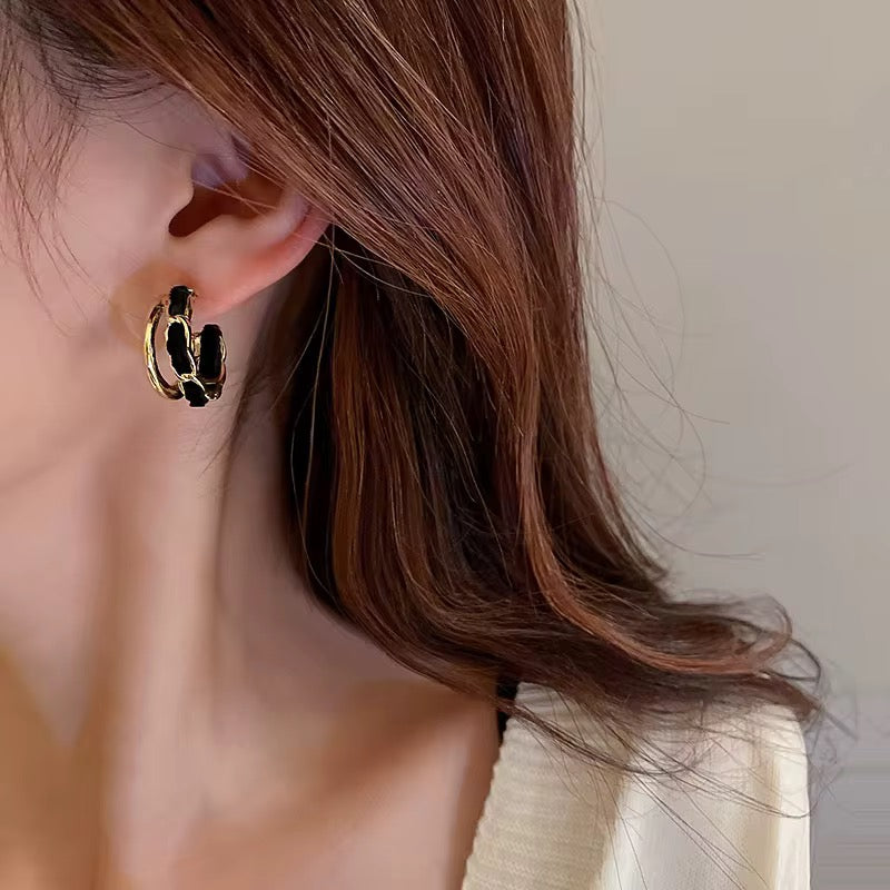 Luxe Gold Hoop Earrings