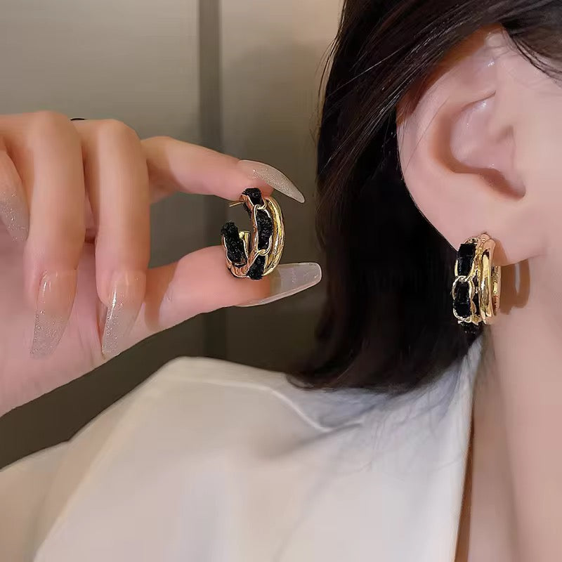Luxe Gold Hoop Earrings