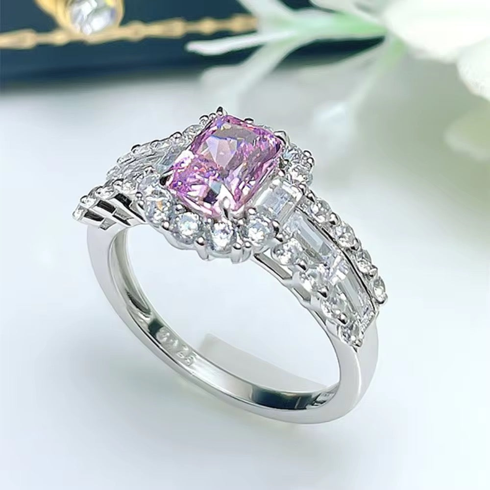 Aurelia Promise Ring - Pink