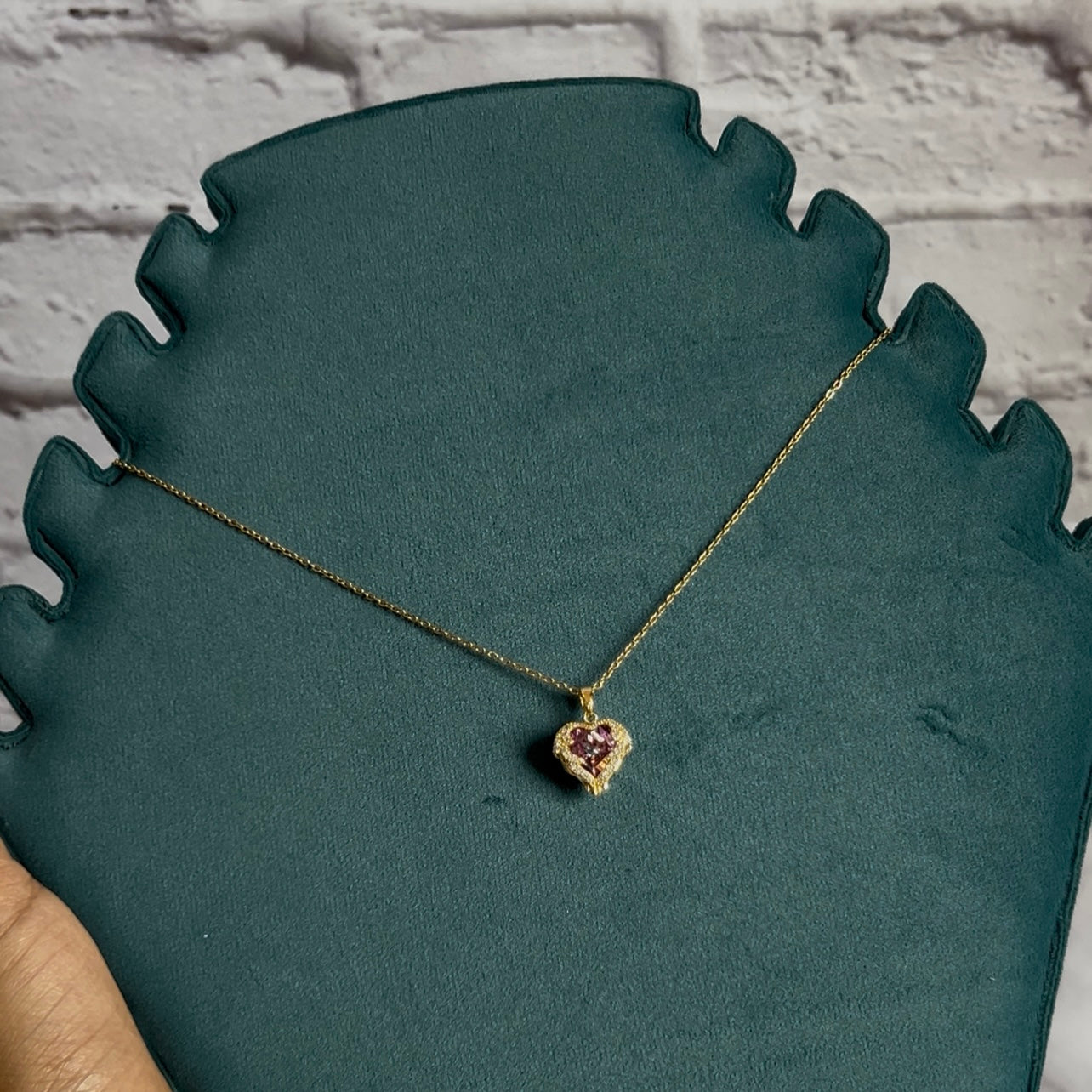 Unicorn Heart Necklace-Anti Tarnish