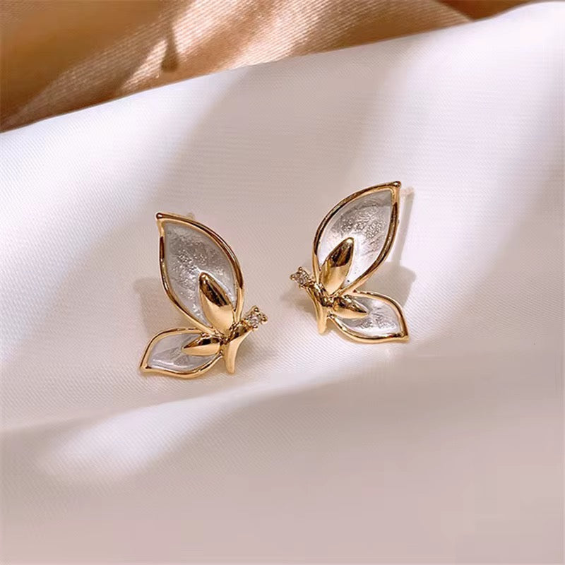 Butterfly Enamel Earrings