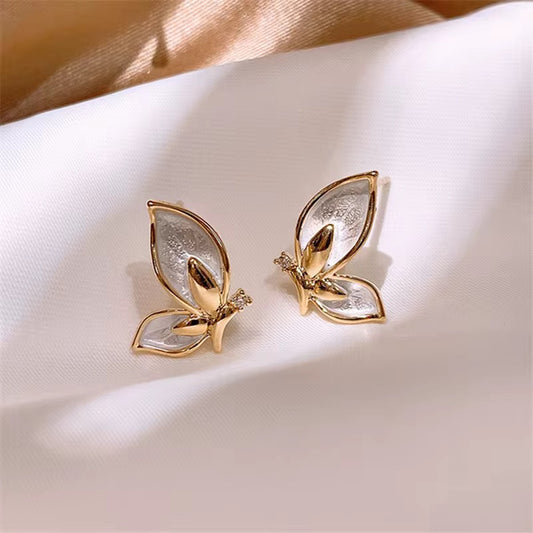 Butterfly Enamel Earrings