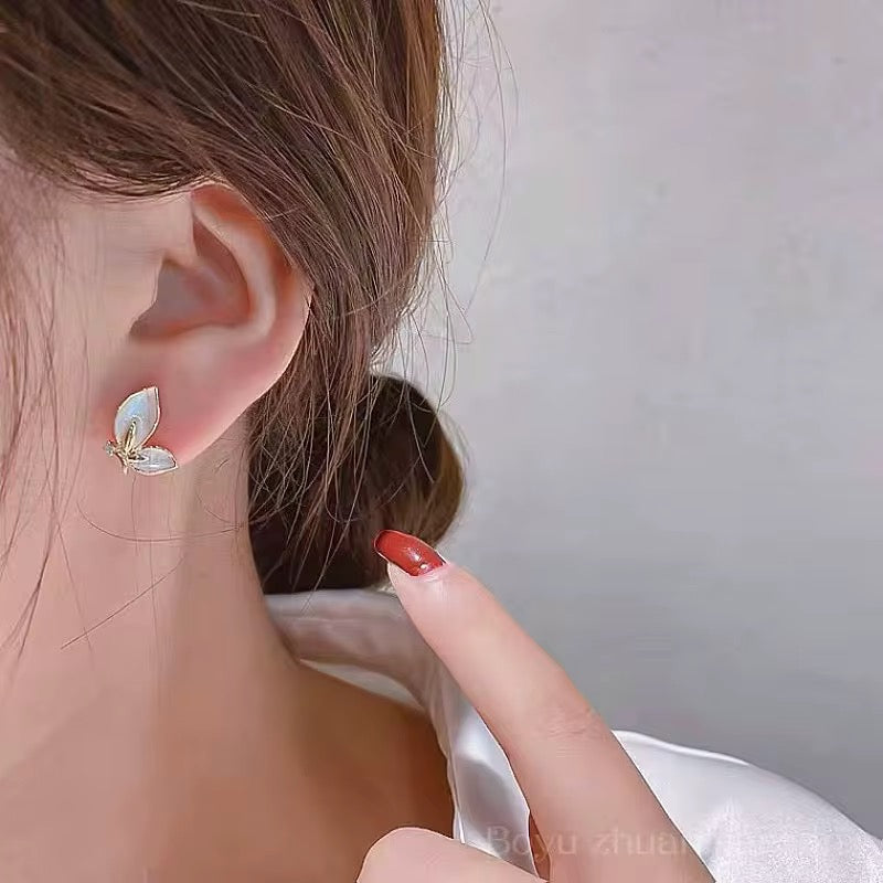 Butterfly Enamel Earrings