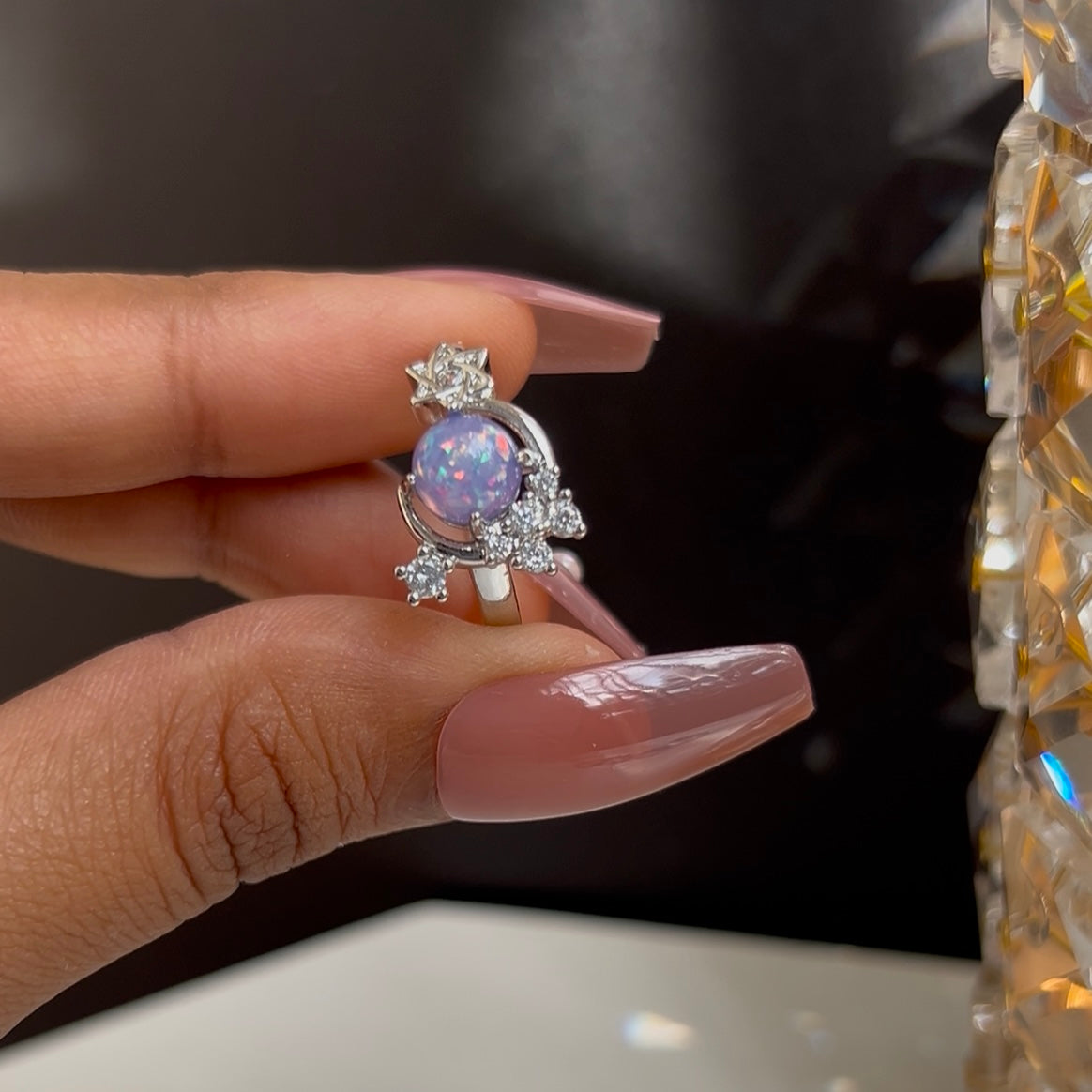 Tinkerbell Floral Ring