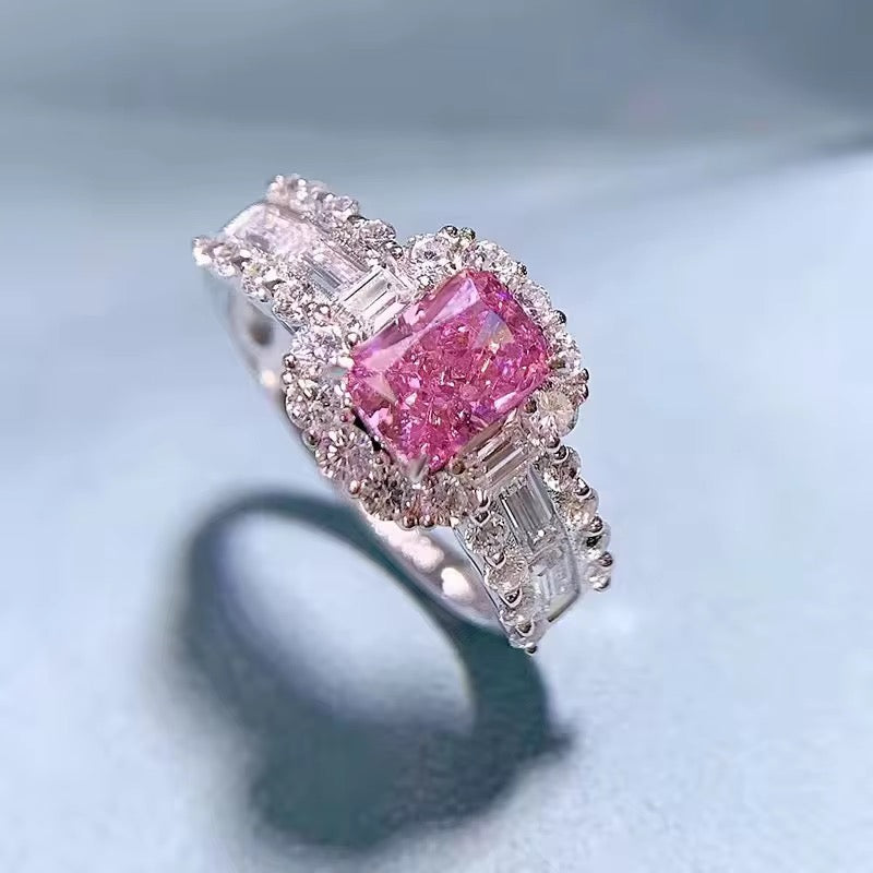 Aurelia Promise Ring - Pink
