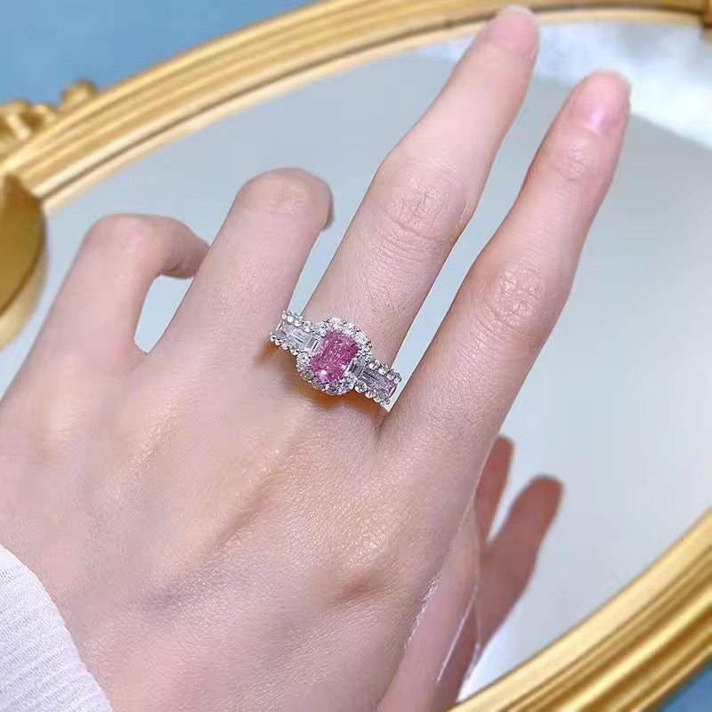Aurelia Promise Ring - Pink