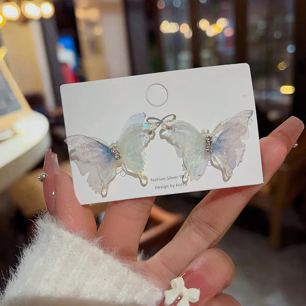 Dreamy Korean Butterfly Earrings