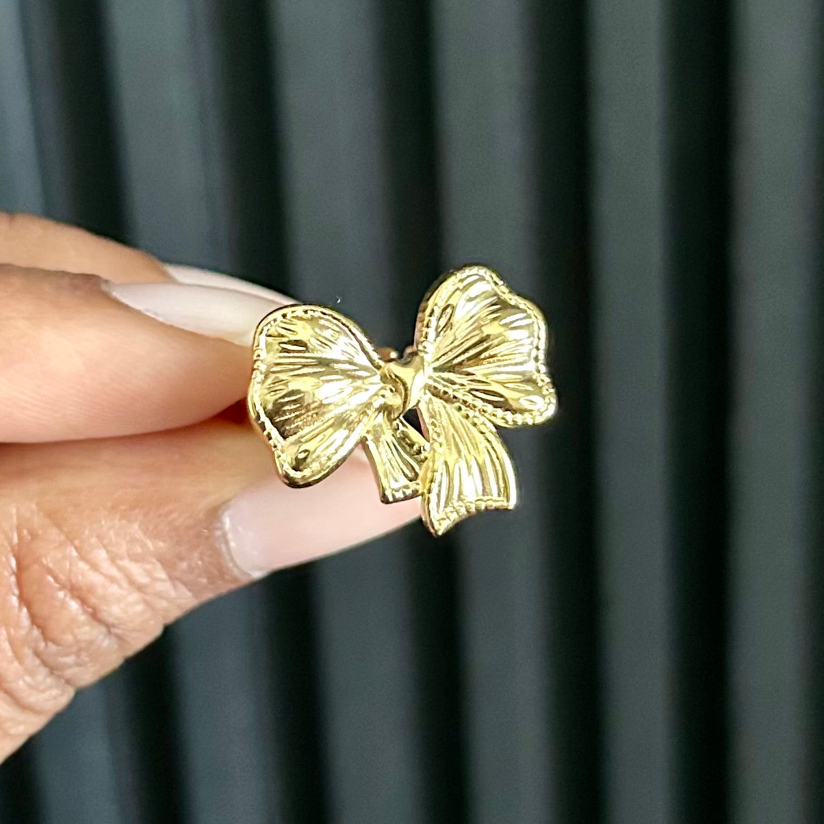 Belle Bow Anti Tarnish Ring
