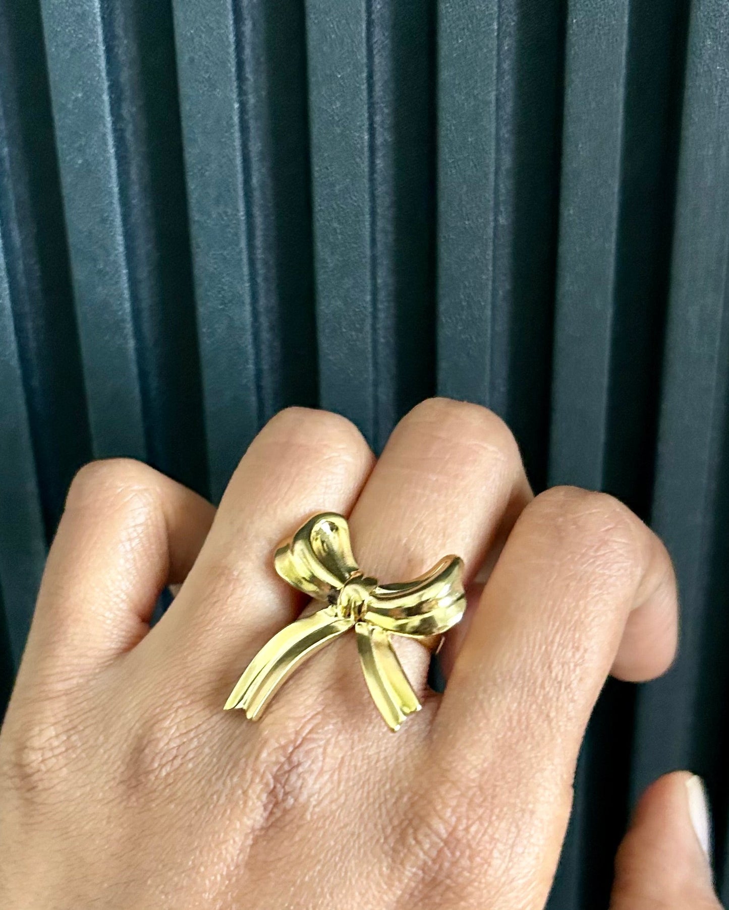 Bow Bling Anti-Tarnish Ring