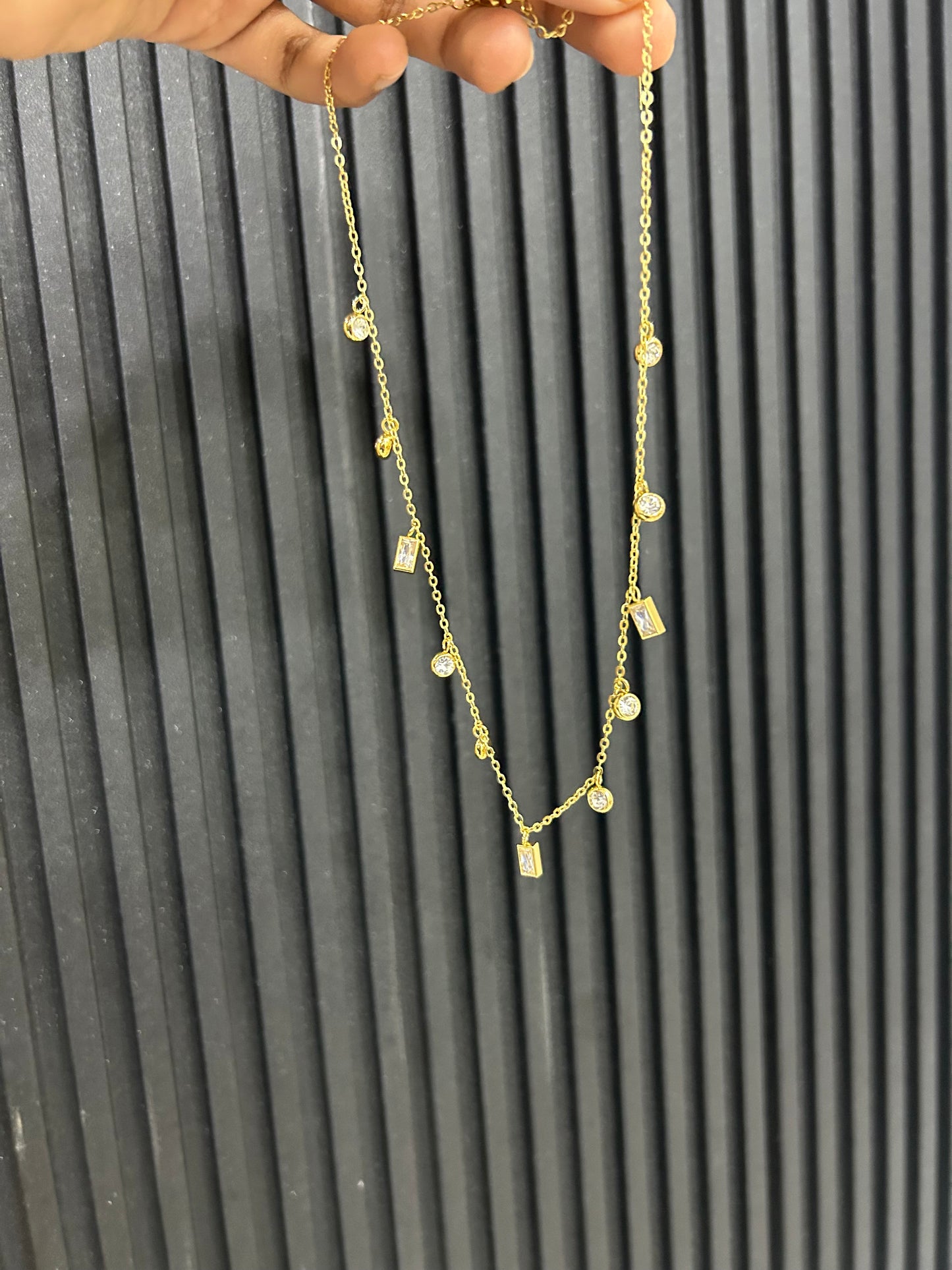 Golden Stones Necklace