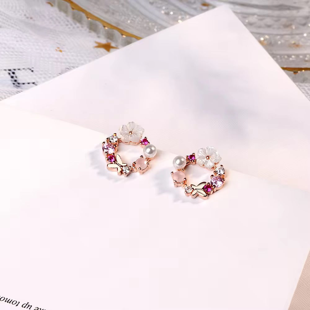 Pink Fairy Earrings