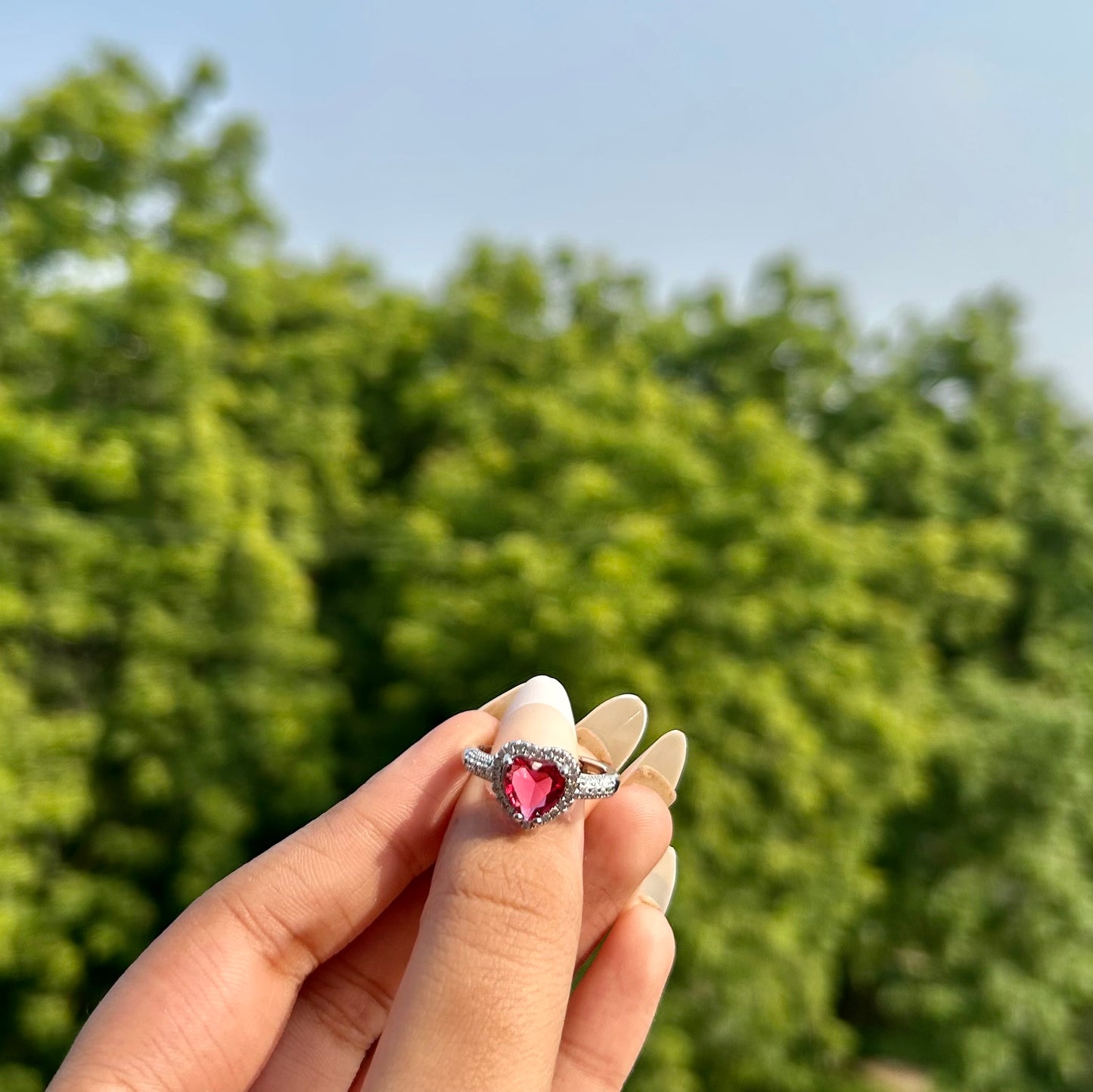 Soulmate Heart Ring-Red