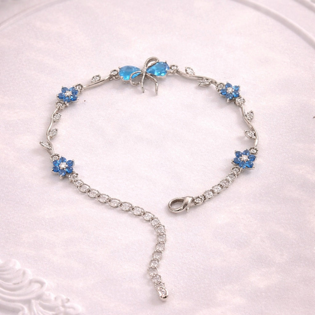 Celestia Blue Bow Bracelet