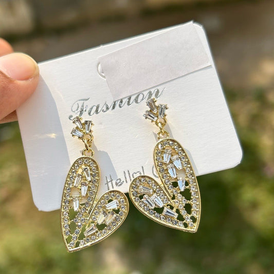 Korean Heart Earrings