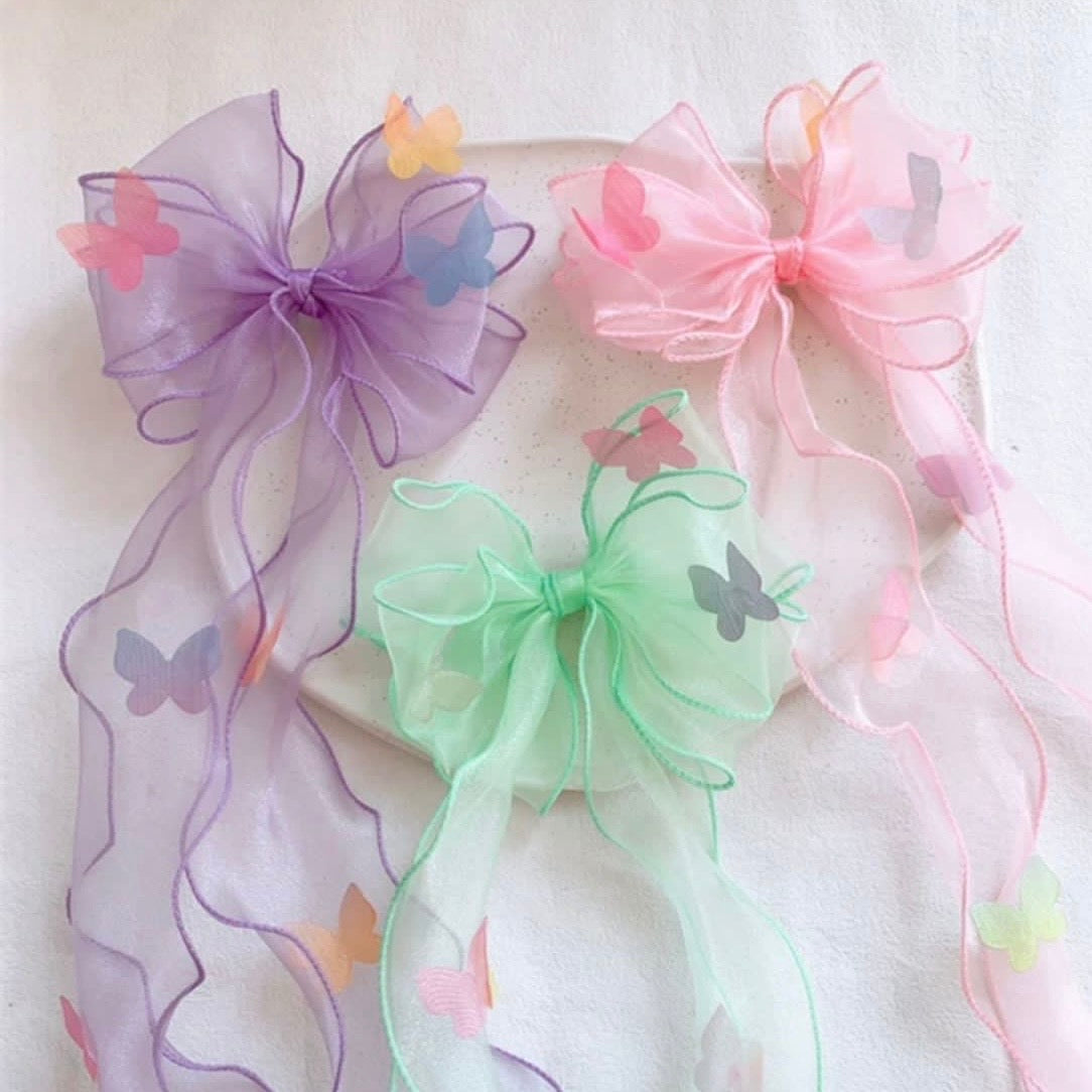 Butterfly Organza Hair Bow