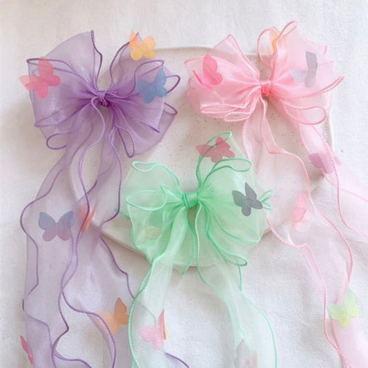 Butterfly Organza Hair Bow