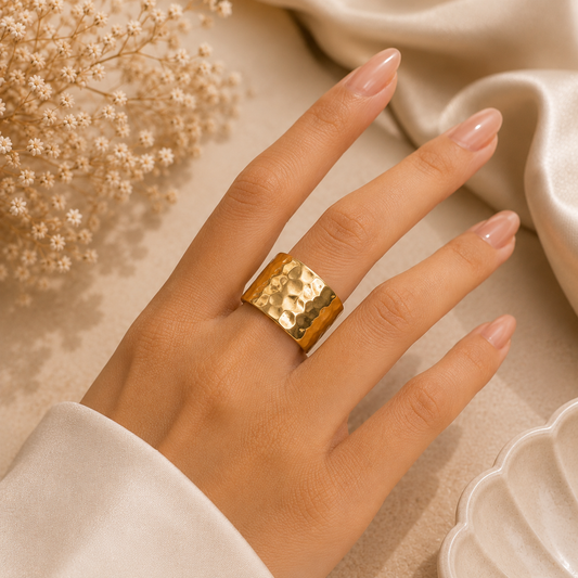 Gold Chic Statement Ring