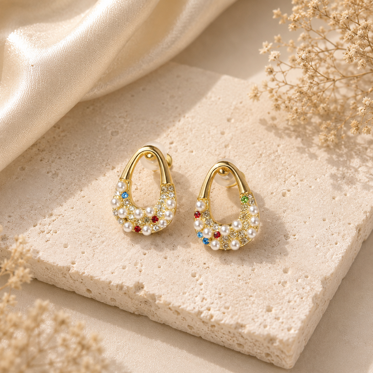 Tiny Spark Earrings
