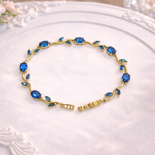 Royal Sapphire Tulip Bracelet