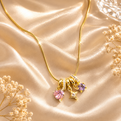Stardust Heart Necklace - Anti Tarnish