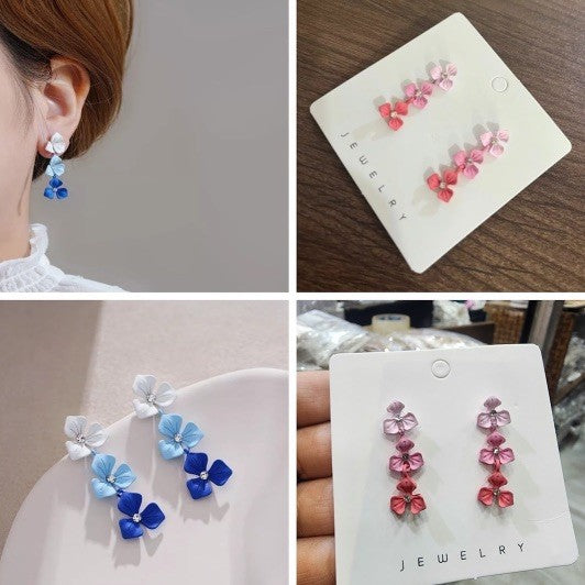 Minimal Floral Earrings