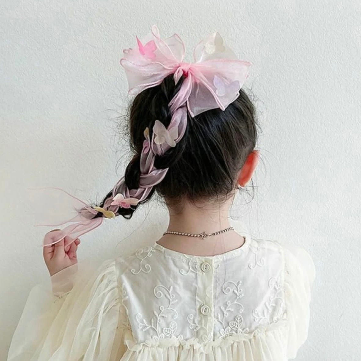 Butterfly Organza Hair Bow