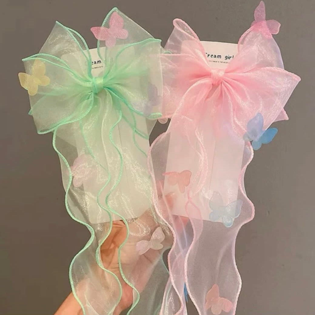 Butterfly Organza Hair Bow