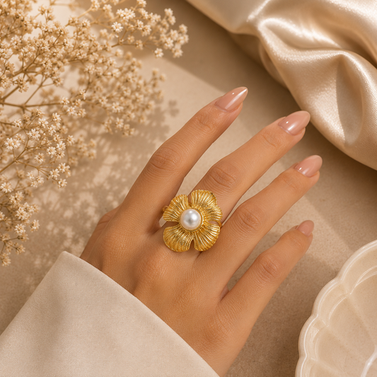 Flora Pearly Ring