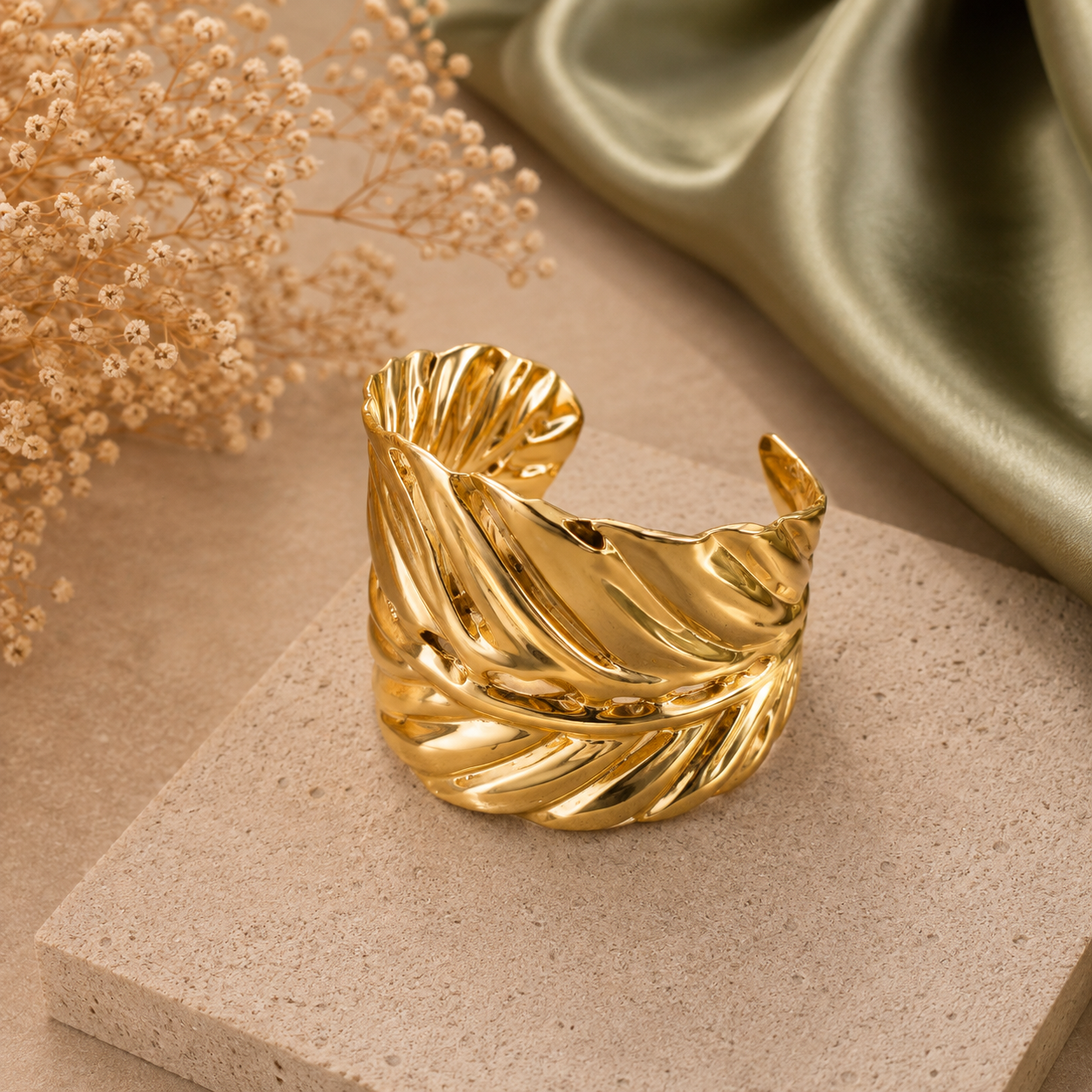 Golden Leaf Cuff