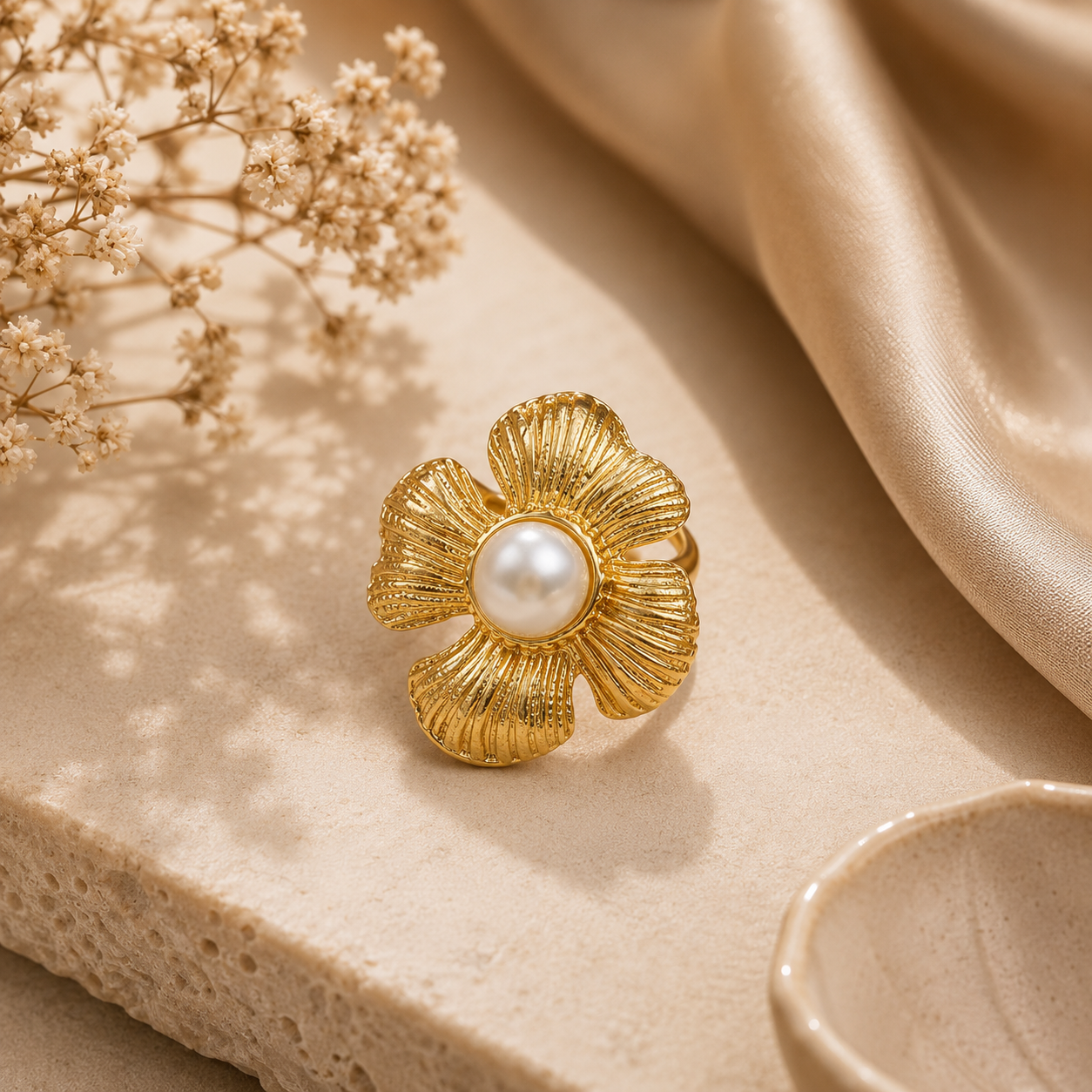 Flora Pearly Ring