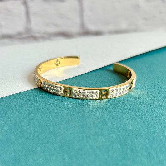 Stone Studded Statement Bracelet