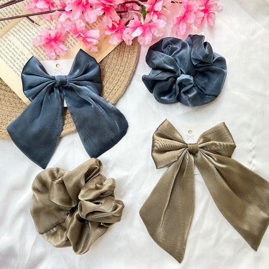 Luxury Hair Bow & Scrunchie