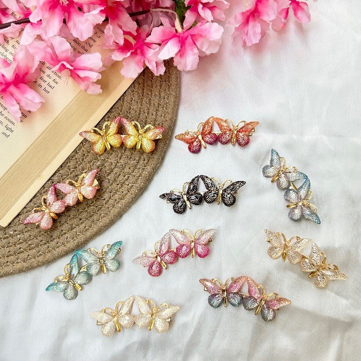 Crystal Ombre Butterfly Clip