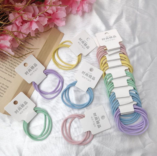 Pastel Basic Rubber Bands