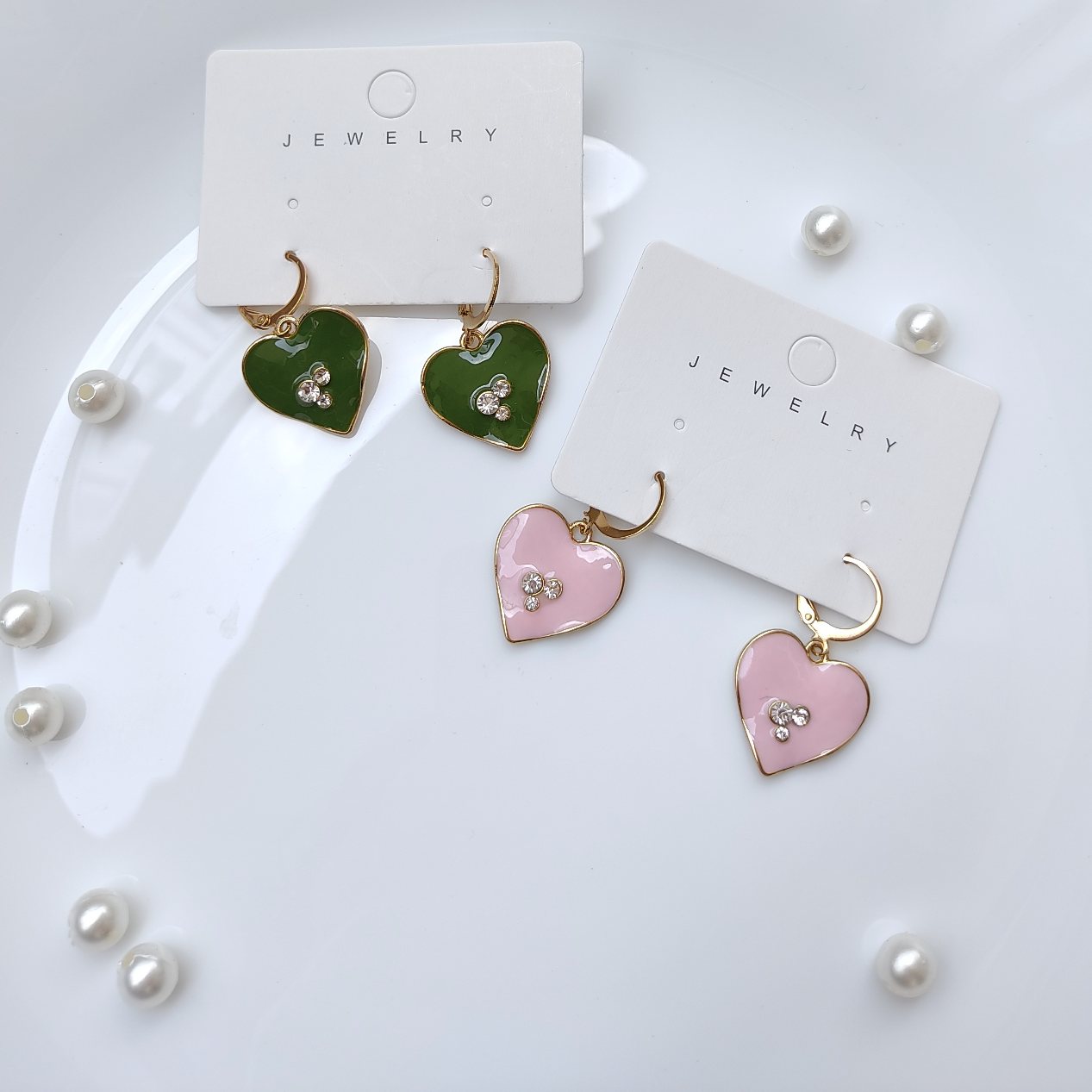 Korean Heart Earrings