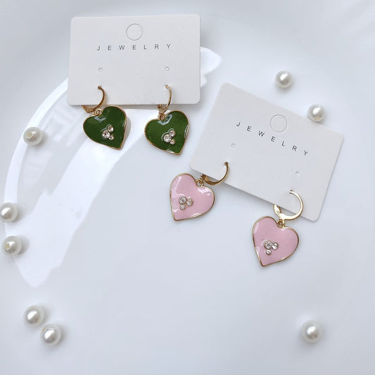 Korean Heart Earrings