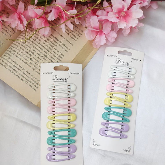 Pastel Tictac Hairpins Card