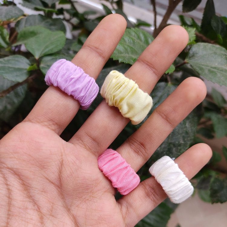 Pastel Scrunchie Ring