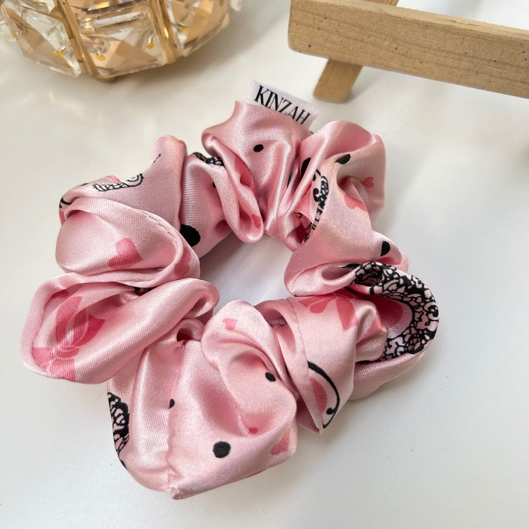 Blossom Satin Scrunchie