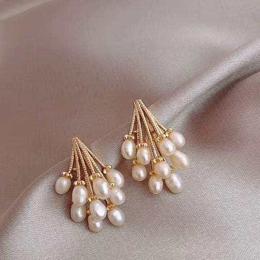 Pearl Statement Earrings