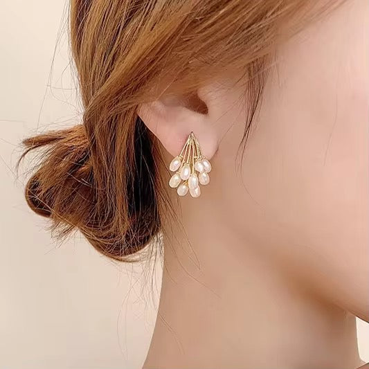 Pearl Statement Earrings